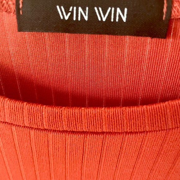 Rust slit dress 👗 - Picture 2 of 7